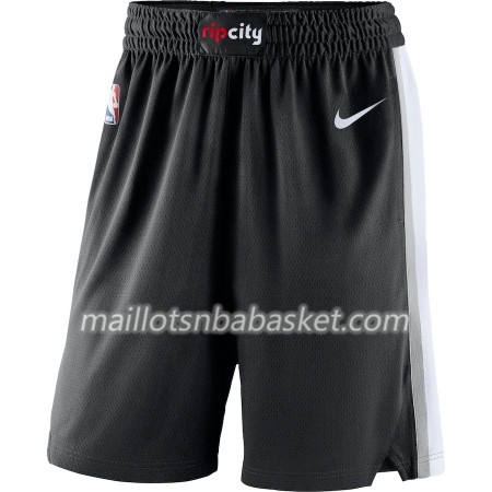 Portland Trail Blazers Homme Shorts Noir 2018-19 Nike Swingman